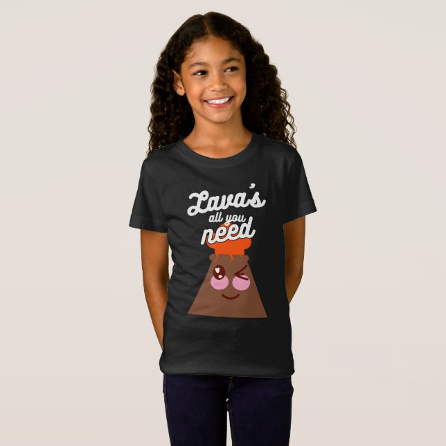 Lava alle benötigen Sie niedliches kawaii T-Shirt (Vorne ganz)