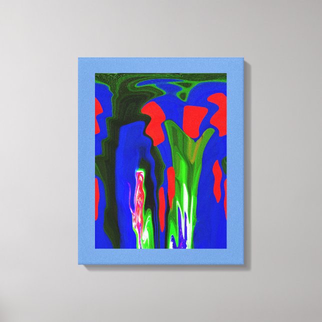 Lava Art Leinwanddruck (Vorderseite)