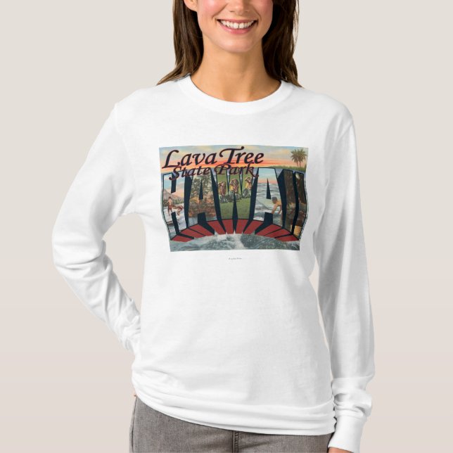 Lava-Baum-Staats-Park, Hawaii T-Shirt (Vorderseite)