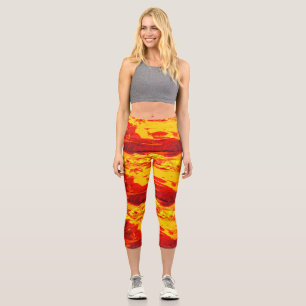 Lava Capri Leggings