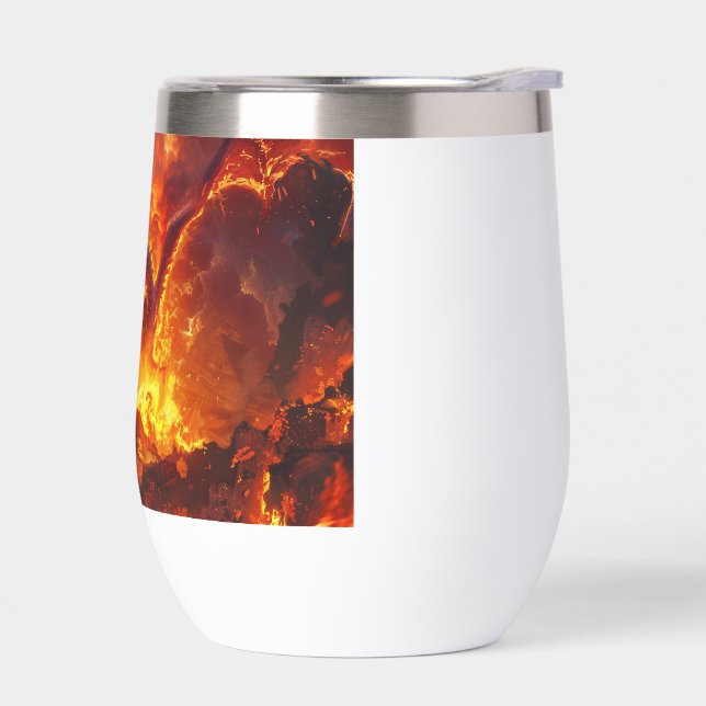 Lava-Drache-Spezial-Tumbler (Links)