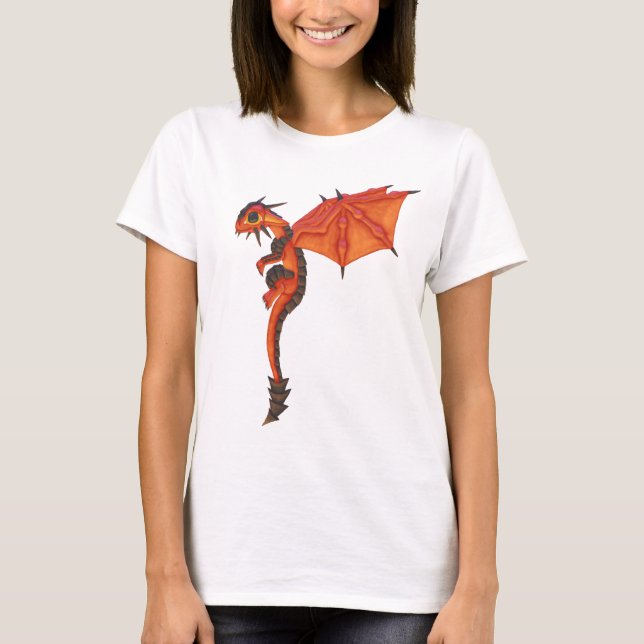 Lava-Drache T-Shirt (Vorderseite)