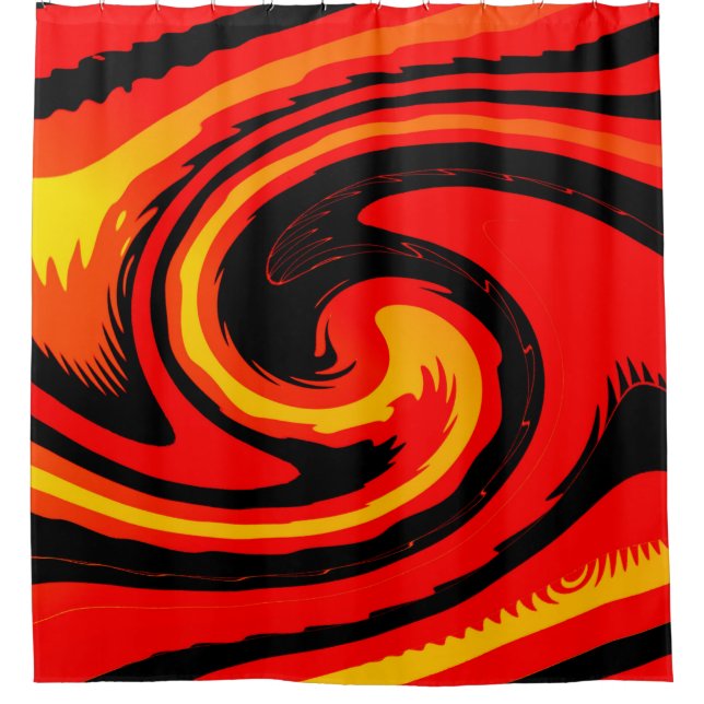Lava Duschvorhang (Vorderseite)