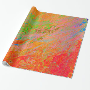 Lava Flame Roaring Geschenkpapier