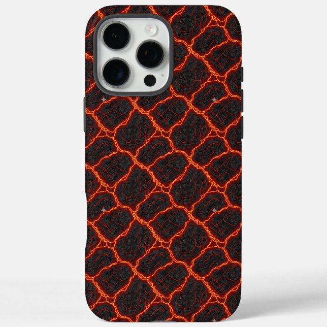 Lava-Fluss nahtloses Muster Case-Mate iPhone Hülle (Rückseite)