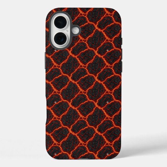 Lava-Fluss nahtloses Muster Case-Mate iPhone Hülle (Rückseite)