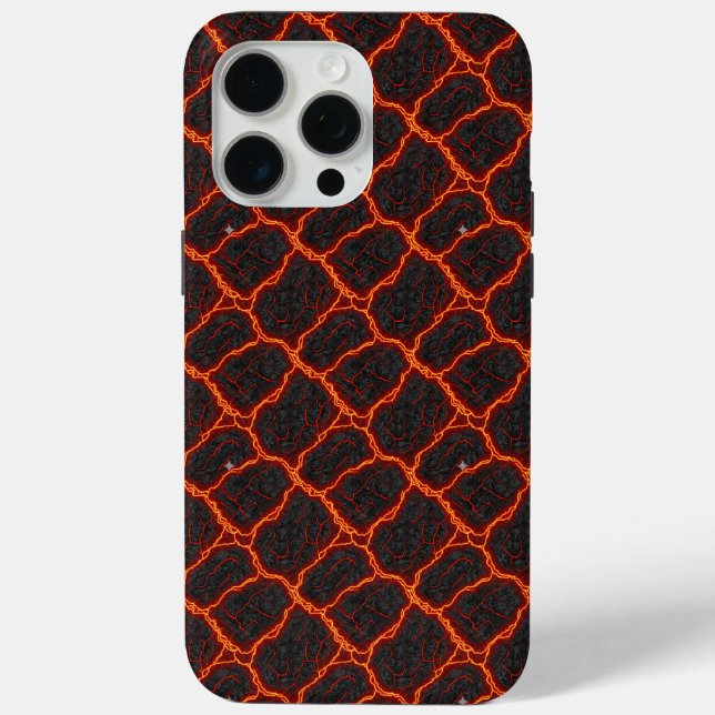 Lava-Fluss nahtloses Muster Case-Mate iPhone Hülle (Rückseite)