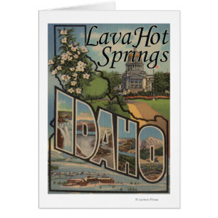 Lava-heiße Quellen, Idaho - große Buchstabe-Szenen