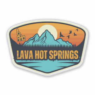 Lava Hot Springs, Idaho Aufkleber