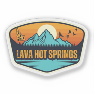 Lava Hot Springs, Idaho Aufkleber