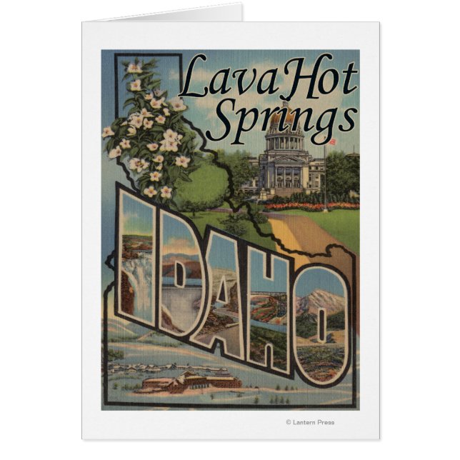 Lava Hot Springs, Idaho - Große Letter Scenes (Vorne)