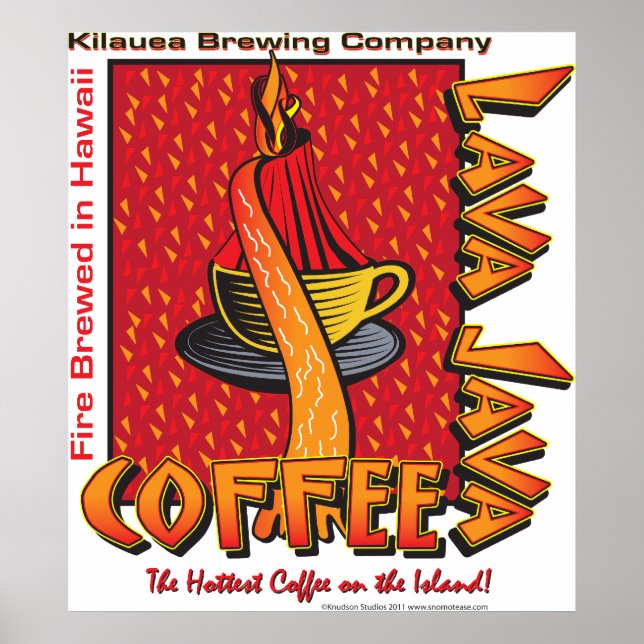 Lava Java Hawaiian Coffee Poster (Vorne)