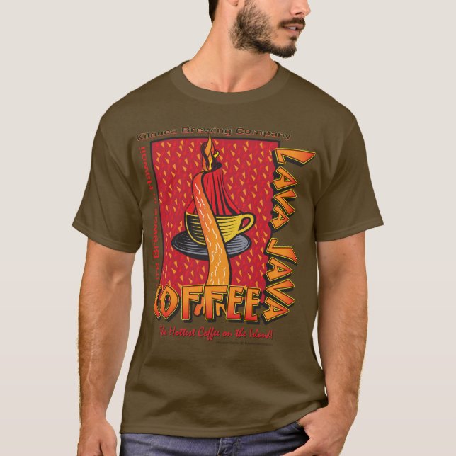 Lava Java Hawaiian Coffee T-Shirt (Vorderseite)