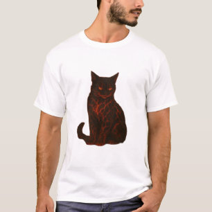 Lava-Katze Oversized T-Shirt
