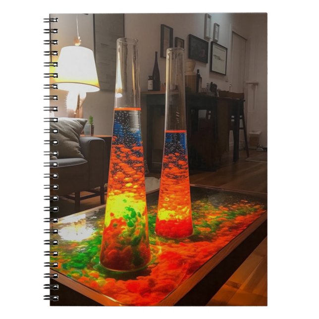 Lava Lamp Art Notizblock (Vorderseite)