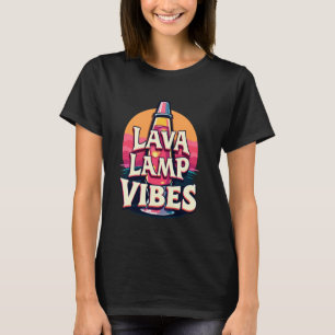 Lava Lamp Retro Ästhetische Psychedelische Groovy T-Shirt