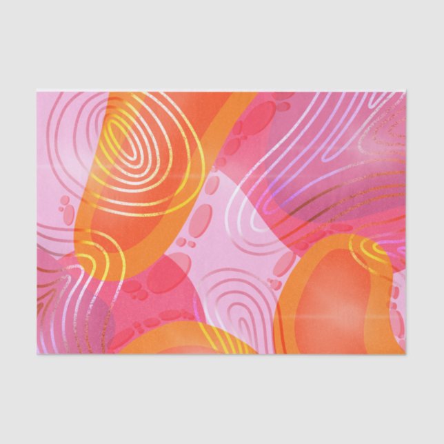 Lava Lamp Tissue Paper Seidenpapier (Vorderseite)