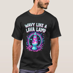 Lava-Lampe Retro-Ästhetik psychedelische Groovy-Vi T-Shirt