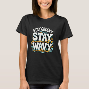 Lava-Lampe Retro-Ästhetik psychedelische groovy Vi T-Shirt