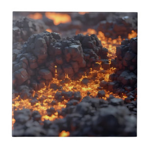 Lava-Landschaften Fliese