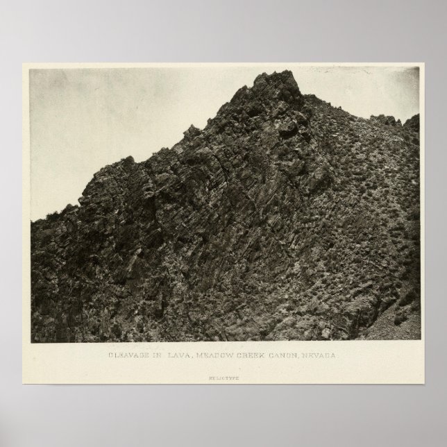 Lava, Meadow Creek Canyon, Nevada Poster (Vorne)