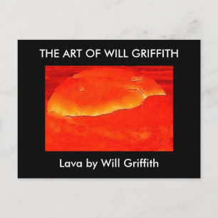 LAVA PAINING POSTCARD POSTKARTE