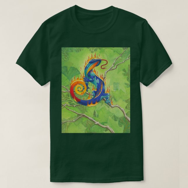 Lava Salamander T-Shirt (Design vorne)