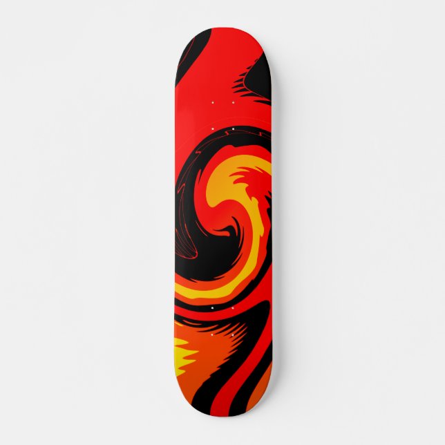 Lava Skateboard (Vorne)