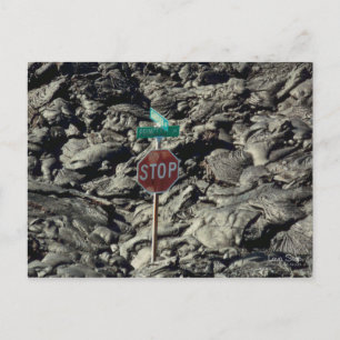 Lava Stopp Foto Postkarte