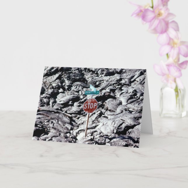 Lava Stopp, Hawai'i - Karte (Orchidee)