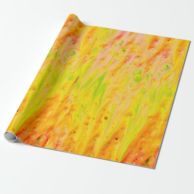 Lava Swirl Wrapping Paper Geschenkpapier (Ungerollt)