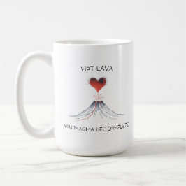 Lava/U Magma Life Vollständig - Niedliche Geologie Kaffeetasse