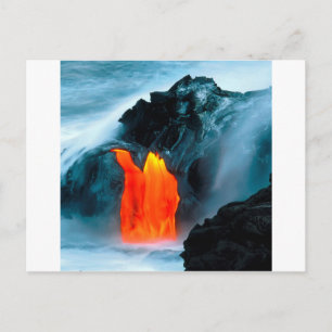 Lavafluss von Kilauea Hawaii Postkarte