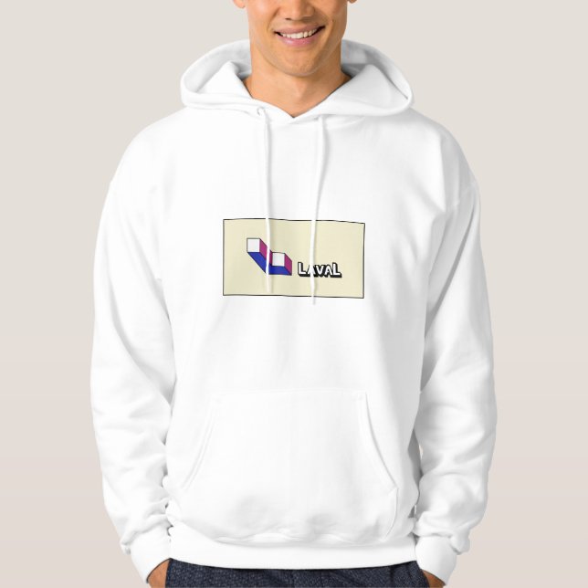 Laval Quebec Flag Hoodie (Vorderseite)