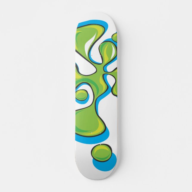 Lavalampen-Skateboard Skateboard (Vorne)