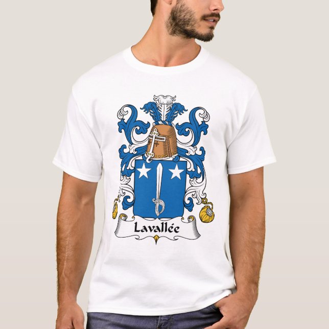 Lavallee Familienwappen T-Shirt (Vorderseite)