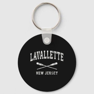 Lavallette New Jersey Vintage-nautische Paddel Schlüsselanhänger