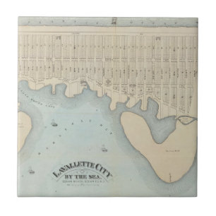 Lavallette Stadt durch das Meer, Squan Strand, NJ Fliese