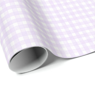 Lavanдель-Klassiker-Gingham Geschenkpapier