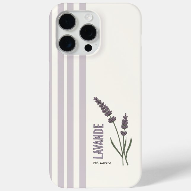 Lavande est, Nature Case-Mate iPhone Hülle (Rückseite)