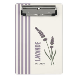 Lavande est. Nature Mini Klemmbrett