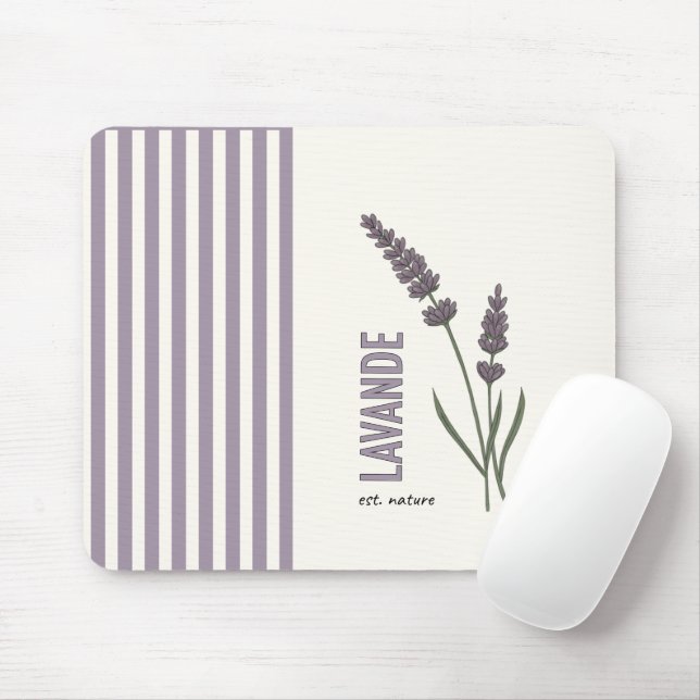 Lavande est. Nature Mousepad (Mit Mouse)