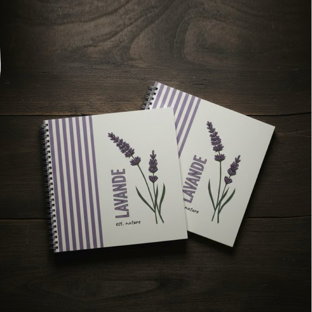 Lavande est. Nature Notizbuch (Von Creator hochgeladen)