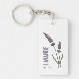 Lavande est. Nature Schlüsselanhänger