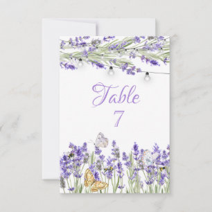 Lavander Butterfells Botanische String Lights Einladung