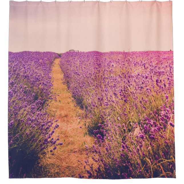 Lavander Duschvorhang (Vorderseite)