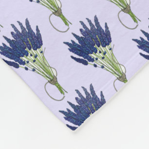 Lavandula Lavender Bunch Kraut Lila Blumengarten Fleecedecke