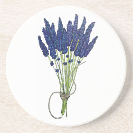 Lavandula Lavender Bunch Kraut Lila Blumengarten Getränkeuntersetzer