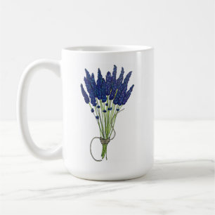 Lavandula Lavender Bunch Kraut Lila Blumengarten Kaffeetasse