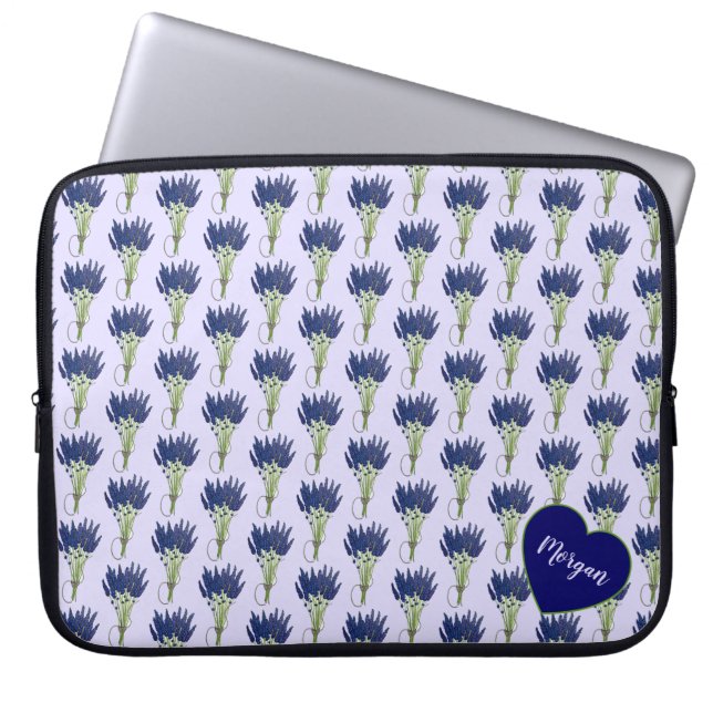 Lavandula Lavender Bunch Kraut Lila Blumengarten Laptopschutzhülle (Vorderseite)
